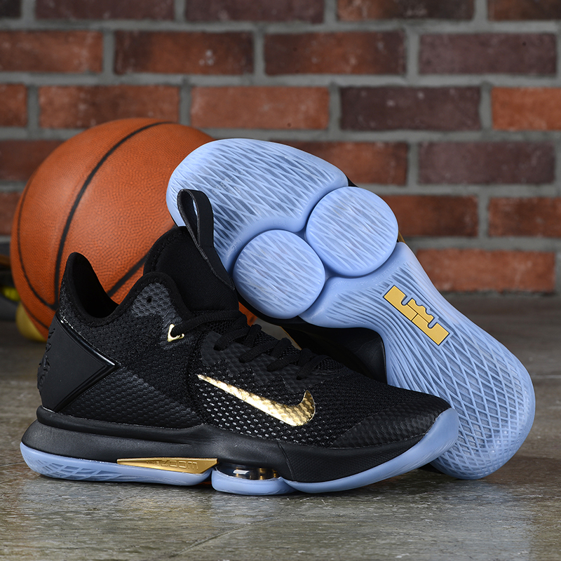 Nike LeBron Witness 4 Black Gold Shoes